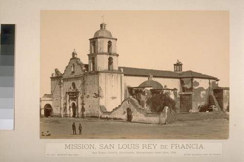 Mission, San Louis Rey de Francia. San Diego County, California, established June 13th, 1798