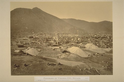 Panorama of Virginia City, Nevada (No. 2) View from the Combination Shaft