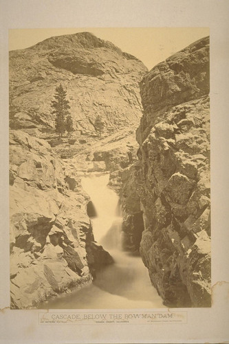 Cascade Below Bowman Dam, Nevada County, California