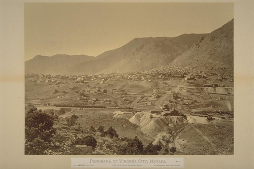 Panorama of Virginia City, Nevada (No. 1) View from the Combination Shaft