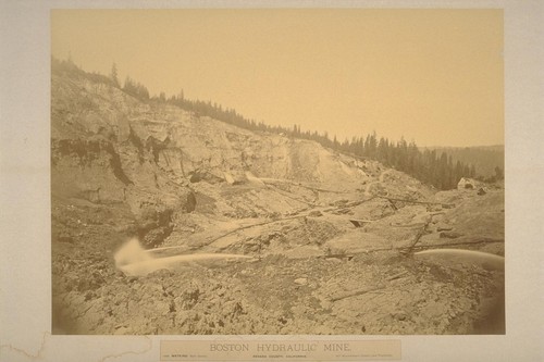 Boston Hydraulic Mine, Nevada County, California