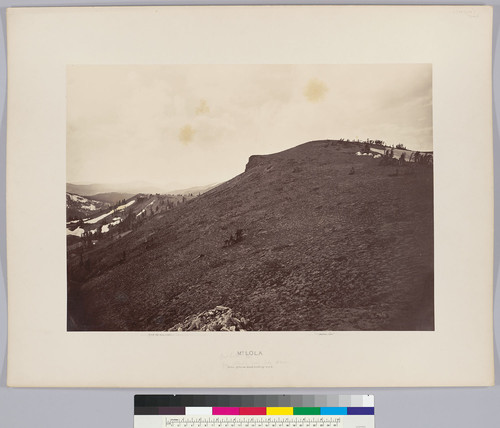 Mt. Lola: from Sphinx Head, looking W.N.W