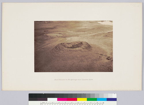 Mud volcano in hot springs near Lassen's Butte