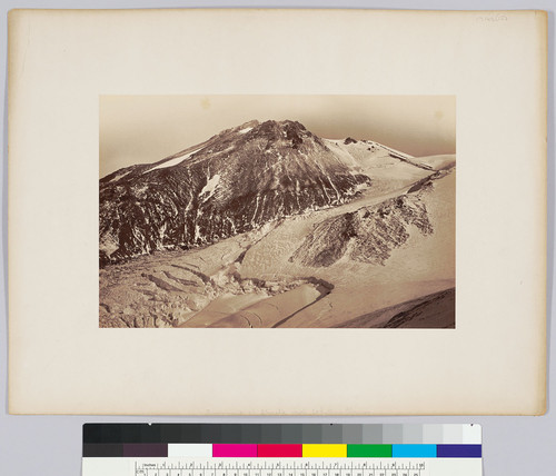 [Summit of Shasta from Shastina with Whitney Glacier]