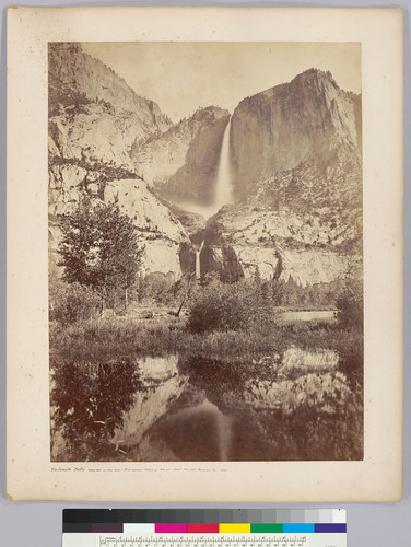 [The Yosemite Falls--reflected]