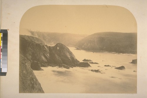 View of the Albion River from coast