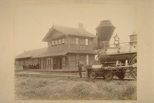 Depot Buildings at El Verano, Taken Before Completion