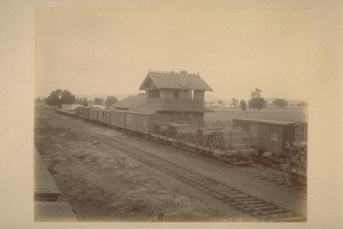 Depot Buildings at El Verano, Taken Before Completion