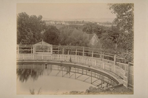 The Reservoir, Showing Beyond Residence and Winery of the Late A. Haraszthy