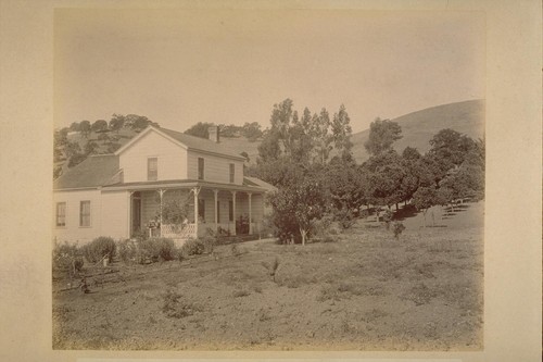 Caleb Carriger Residence, Orange Orchard One Mile Southwest from the Depot at El Verano