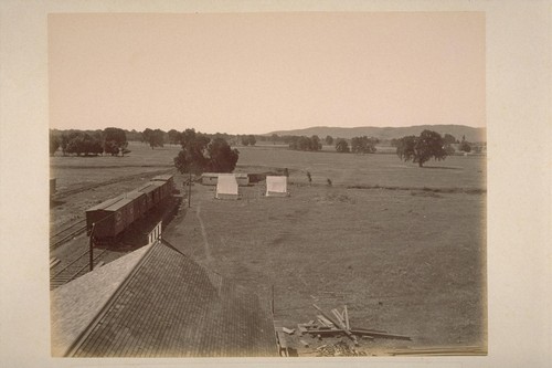 Looking South from Top of Depot at El Verano, Showing Land of Sonoma Valley Improvement Company