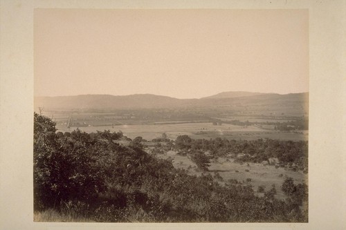 Panorama View of Sonoma Valley, Looking Southwest from the Eastern Foothills, Across the Lower Portion of the Valley (No.1)