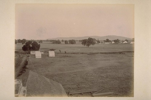 Looking South from Top of Depot at El Verano, Showing Land of Sonoma Valley Improvement Company