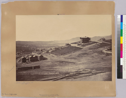 [Washerwoman's Lagoon, Presidio, and the Golden Gate from Russian Hill, San Francisco]