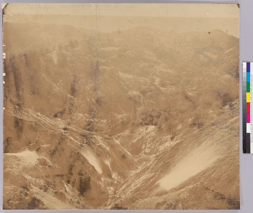 Devil's Canon: Looking down. Geysers [Devil's Canon, looking down--The Geysers, Sonoma County]