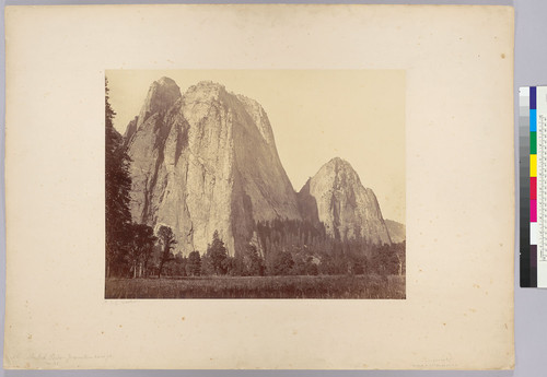 [Cathedral Rock--full front view] [Yosemite]