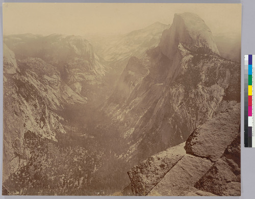 The Half Dome: Yosemite [The Half Dome from Glacier Point]