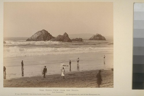 Seal Rocks--View from the Beach, San Francisco