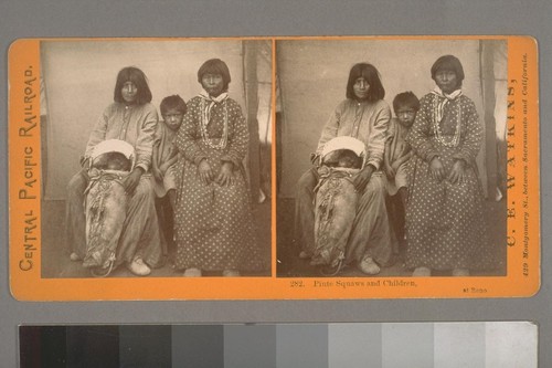 Piute Squaws and Children, at Reno