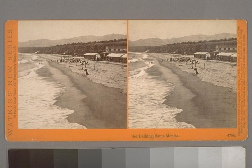 Sea Bathing, Santa Monica