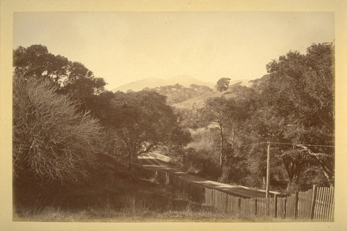 Crystal Springs road along San Mateo Creek