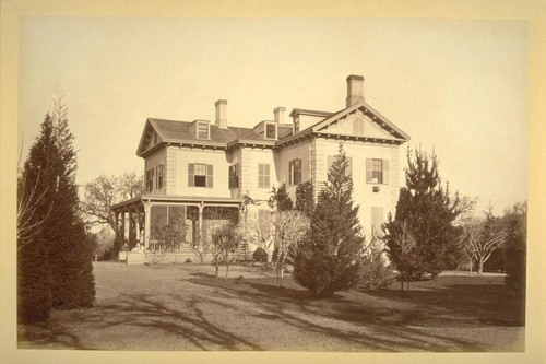 San Mateo's first hotel, built by Tony Oakes; later E. Taylor residence