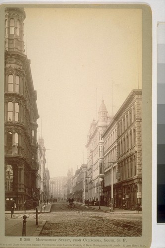 Montgomery Street, From California, South, S. F. [San Francisco]