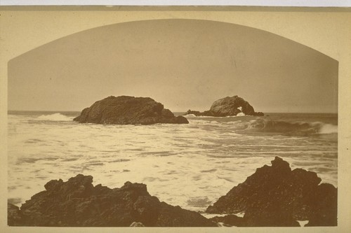 Seal Rocks from Near Cliff House. S. F. [San Francisco]