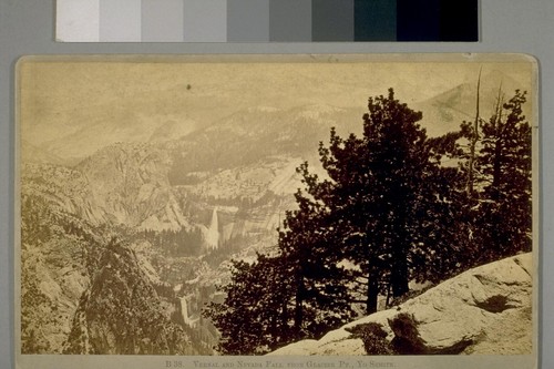 Vernal and Nevada Fall From Glacier Pt., Yo Semite [Yosemite], B 38