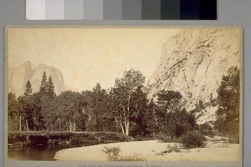 Views Down The Valley From Camp Grove, Yo Semite [Yosemite], B 17