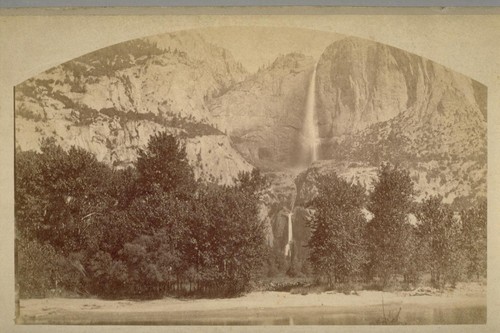 Yo Semite [Yosemite] Falls From The Cosmopolitan Walk., B 50