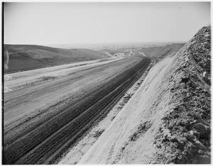 Freeway construction, 1951