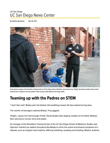 Teaming up with the Padres on STEM