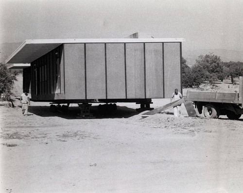 Moving portables, Saratoga campus