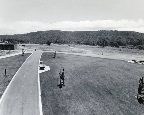 Physical education area of Saratoga campus before completion