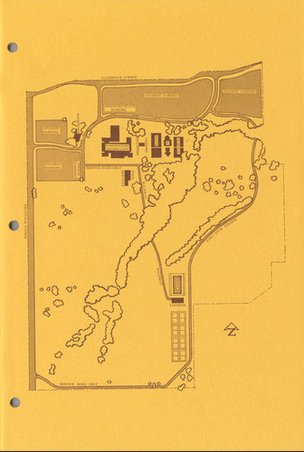 Map of West Valley College, Saratoga campus, Fall 1968