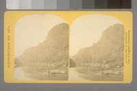 View across Black Canon. The grand walls in perspective