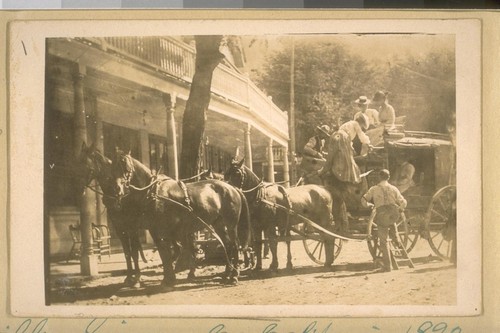 Downieville, Sierra Co. Calif. in 1890