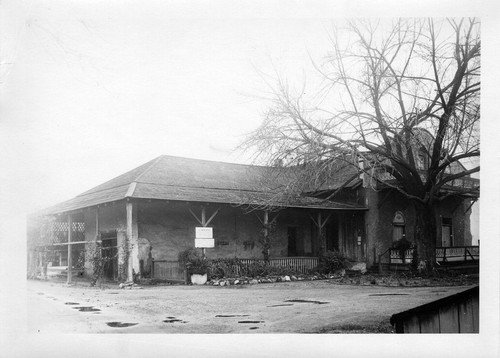 Pio Pico Ranch House in 1937