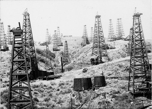 Oil derricks