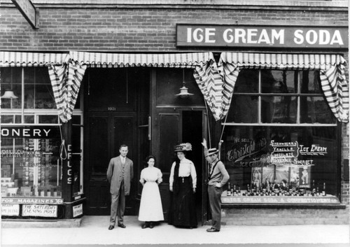 Ice Cream Soda and Confectionary store