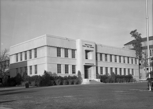 Whittie Union High School Administration building