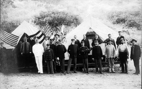 Whittier State School camp at Catalina Island