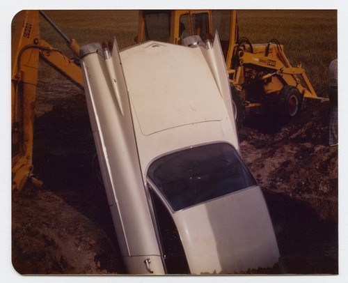 Cadillac Ranch photographs (Cadillac being buried)