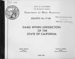 Dams within jurisdiction of the state of California, 1968 June
