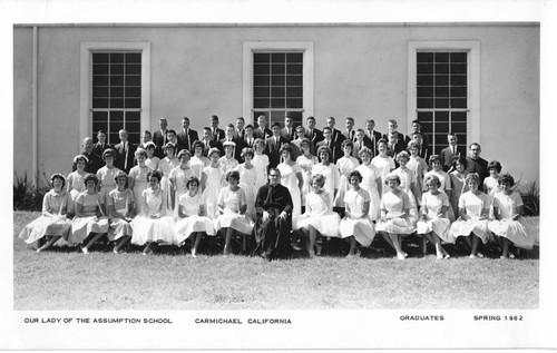 Graduates from Our Lady of the Assumption, class of 1962