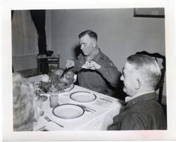 Birthday dinner for General James Van Fleet