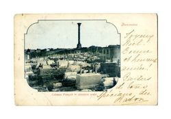 Pompey's Pillar and cementery, Alexandria, Egypt