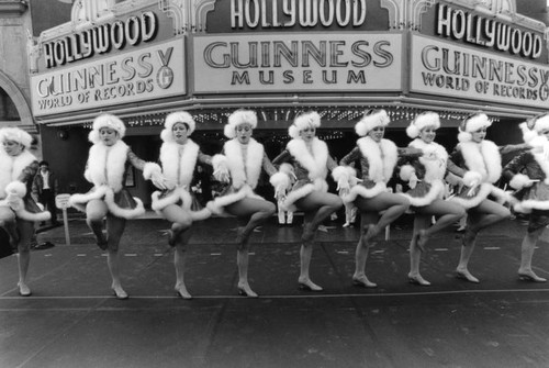 Rockettes on Hollywood Boulevard