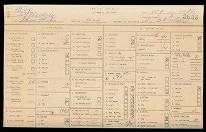 WPA household census for 1604 W PICO, Los Angeles